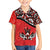 Canada Day Family Matching Long Sleeve Bodycon Dress and Hawaiian Shirt Haida Maple Leaf Style Tattoo Red