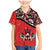 Canada Day Family Matching Mermaid Dress and Hawaiian Shirt Haida Maple Leaf Style Tattoo Red