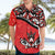 Canada Day Hawaiian Shirt Haida Maple Leaf Style Tattoo Red