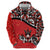 Canada Day Hoodie Haida Maple Leaf Style Tattoo Red