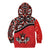 Canada Day Kid Hoodie Haida Maple Leaf Style Tattoo Red - Wonder Print Shop