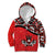 Canada Day Kid Hoodie Haida Maple Leaf Style Tattoo Red - Wonder Print Shop