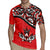 Canada Day Rugby Jersey Haida Maple Leaf Style Tattoo Red