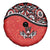 Canada Day Spare Tire Cover Haida Maple Leaf Style Tattoo Red