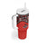 Canada Day Tumbler With Handle Haida Maple Leaf Style Tattoo Red