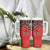 Canada Day Tumbler With Handle Haida Maple Leaf Style Tattoo Red