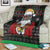 Santa Claus With African Traditional Costume Blanket Christmas