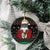 Santa Claus With African Traditional Costume Ceramic Ornament Christmas - Wonder Print Shop