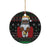 Santa Claus With African Traditional Costume Ceramic Ornament Christmas - Wonder Print Shop