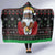 Santa Claus With African Traditional Costume Hooded Blanket Christmas