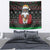 Santa Claus With African Traditional Costume Tapestry Christmas