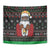 Santa Claus With African Traditional Costume Tapestry Christmas