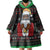 Santa Claus With African Traditional Costume Wearable Blanket Hoodie Christmas - Wonder Print Shop