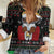 Santa Claus With African Traditional Costume Women Casual Shirt Christmas