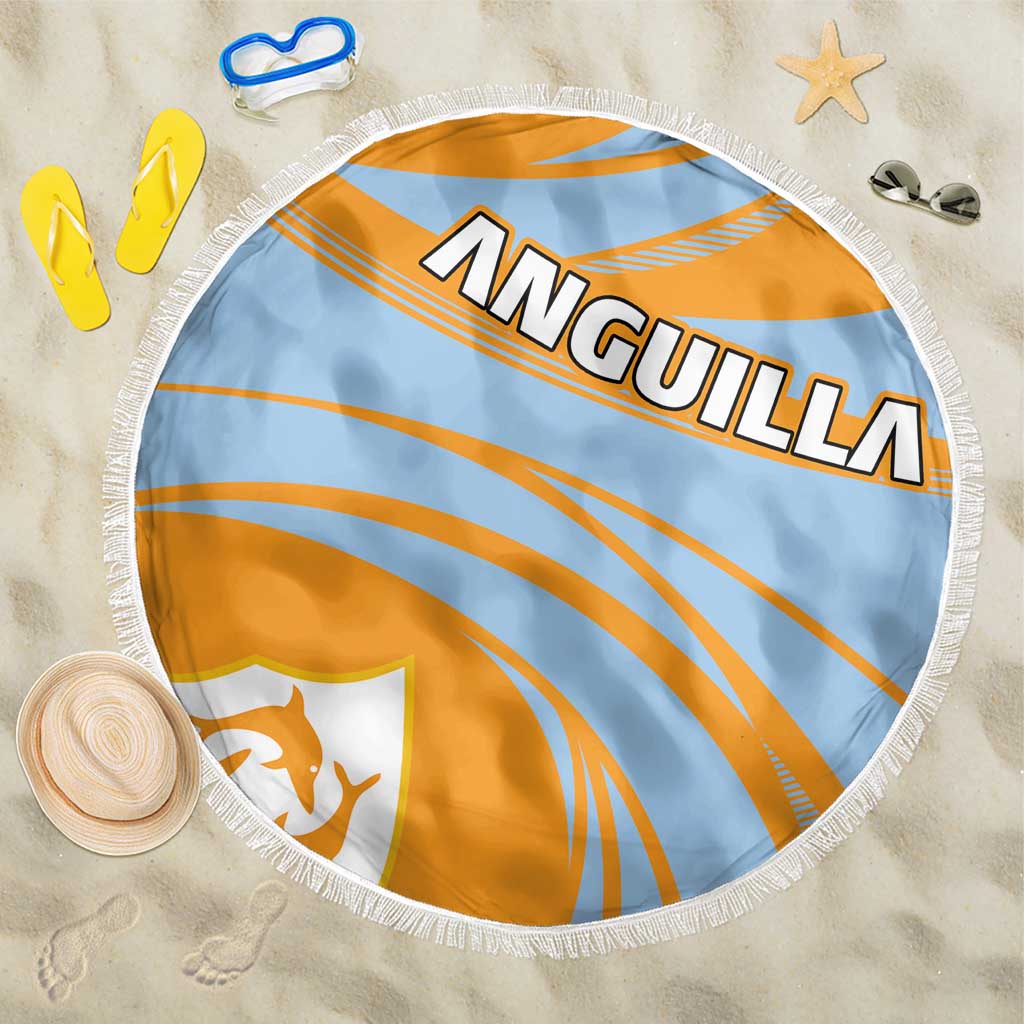 Anguilla Beach Blanket Coat Of Arms Cricket Style - Wonder Print Shop