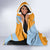 Anguilla Hooded Blanket Coat Of Arms Cricket Style