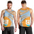 Anguilla Men Tank Top Coat Of Arms Cricket Style - Wonder Print Shop