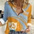 Anguilla Women Casual Shirt Coat Of Arms Cricket Style