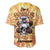 She Is Sunshine Skull Baseball Jersey Tie Dye Yellow - Wonder Print Shop