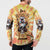 She Is Sunshine Skull Button Sweatshirt Tie Dye Yellow - Wonder Print Shop