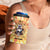 She Is Sunshine Skull 4 in 1 Can Cooler Tumbler Tie Dye Yellow