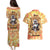 She Is Sunshine Skull Couples Matching Puletasi and Hawaiian Shirt Tie Dye Yellow - Wonder Print Shop