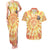 She Is Sunshine Skull Couples Matching Tank Maxi Dress and Hawaiian Shirt Tie Dye Yellow - Wonder Print Shop