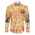 She Is Sunshine Skull Family Matching Long Sleeve Bodycon Dress and Hawaiian Shirt Tie Dye Yellow - Wonder Print Shop