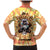 She Is Sunshine Skull Family Matching Mermaid Dress and Hawaiian Shirt Tie Dye Yellow - Wonder Print Shop