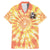 She Is Sunshine Skull Family Matching Mermaid Dress and Hawaiian Shirt Tie Dye Yellow - Wonder Print Shop