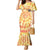 She Is Sunshine Skull Family Matching Mermaid Dress and Hawaiian Shirt Tie Dye Yellow - Wonder Print Shop