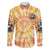 She Is Sunshine Skull Family Matching Off The Shoulder Long Sleeve Dress and Hawaiian Shirt Tie Dye Yellow - Wonder Print Shop