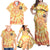 She Is Sunshine Skull Family Matching Off Shoulder Maxi Dress and Hawaiian Shirt Tie Dye Yellow - Wonder Print Shop