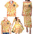 She Is Sunshine Skull Family Matching Puletasi and Hawaiian Shirt Tie Dye Yellow - Wonder Print Shop