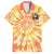 She Is Sunshine Skull Family Matching Puletasi and Hawaiian Shirt Tie Dye Yellow - Wonder Print Shop