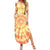 She Is Sunshine Skull Family Matching Summer Maxi Dress and Hawaiian Shirt Tie Dye Yellow - Wonder Print Shop