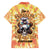 She Is Sunshine Skull Hawaiian Shirt Tie Dye Yellow - Wonder Print Shop