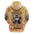 She Is Sunshine Skull Hoodie Tie Dye Yellow - Wonder Print Shop