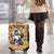 She Is Sunshine Skull Luggage Cover Tie Dye Yellow