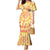 She Is Sunshine Skull Mermaid Dress Tie Dye Yellow - Wonder Print Shop