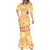 She Is Sunshine Skull Mermaid Dress Tie Dye Yellow - Wonder Print Shop