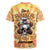 She Is Sunshine Skull Rugby Jersey Tie Dye Yellow - Wonder Print Shop