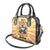 She Is Sunshine Skull Shoulder Handbag Tie Dye Yellow