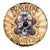 She Is Sunshine Skull Spare Tire Cover Tie Dye Yellow - Wonder Print Shop