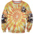 She Is Sunshine Skull Sweatshirt Tie Dye Yellow - Wonder Print Shop