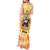 She Is Sunshine Skull Tank Maxi Dress Tie Dye Yellow