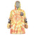 She Is Sunshine Skull Wearable Blanket Hoodie Tie Dye Yellow - Wonder Print Shop