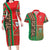 Portugal Football Couples Matching Long Sleeve Bodycon Dress and Hawaiian Shirt Selecao das Quinas Soccer - Road To Champion