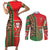 Portugal Football Couples Matching Short Sleeve Bodycon Dress and Long Sleeve Button Shirt Selecao das Quinas Soccer - Road To Champion