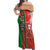 Portugal Football Off Shoulder Maxi Dress Selecao das Quinas Soccer - Road To Champion - Wonder Print Shop